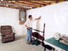 A basement wall covering for creating a vapor barrier on basement walls in Baltimore, Hyattsville, Silver Spring